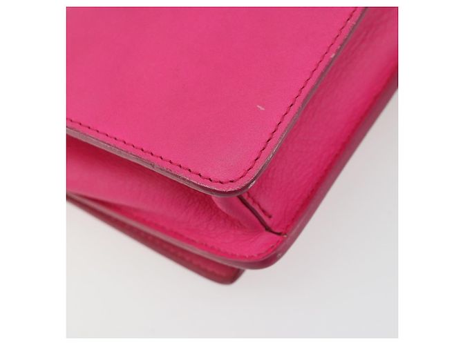 FENDI Chain Shoulder Bag Leder Rosa Gold Auth ka4836A Pink Golden - Ansicht 18