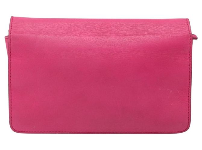 FENDI Chain Shoulder Bag Leder Rosa Gold Auth ka4836A Pink Golden - Ansicht 2