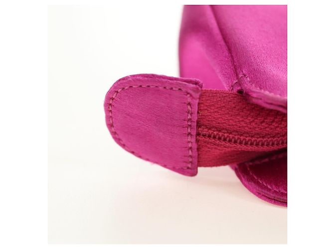 CHANEL Clutch Satin Rosa Gold CC Authentisch 186009SAM Pink Golden - Ansicht 7