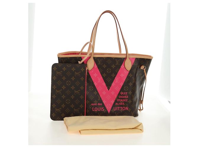 LOUIS VUITTON Borsa Tote Monogram Neverfull MM Grenard M41602 LV Auth BA13466SAM Monogramma - vista 12