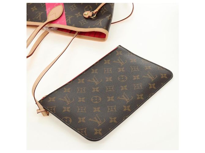 LOUIS VUITTON Borsa Tote Monogram Neverfull MM Grenard M41602 LV Auth BA13466SAM Monogramma - vista 22
