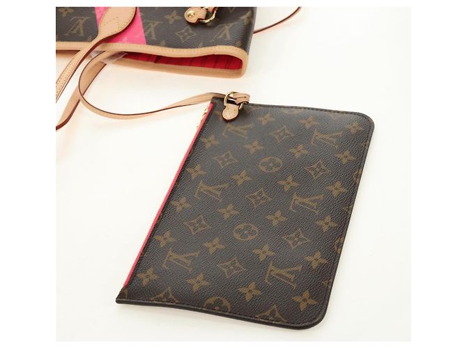 LOUIS VUITTON Borsa Tote Monogram Neverfull MM Grenard M41602 LV Auth BA13466SAM Monogramma - vista 23