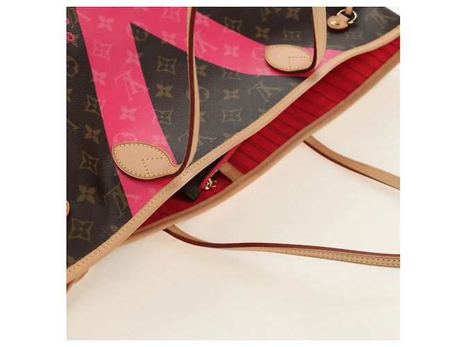 LOUIS VUITTON Borsa Tote Monogram Neverfull MM Grenard M41602 LV Auth BA13466SAM Monogramma - vista 6