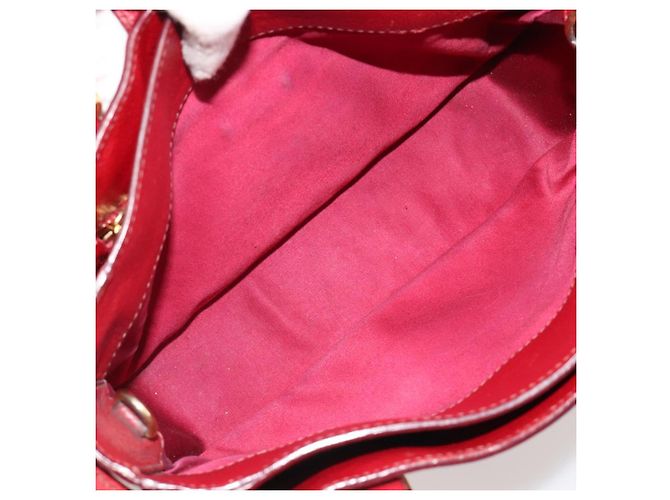 Borsa Miu Miu Ready Lock in pelle 2way Arancione Rosso Oro Auth am11916A D'oro - vista 11