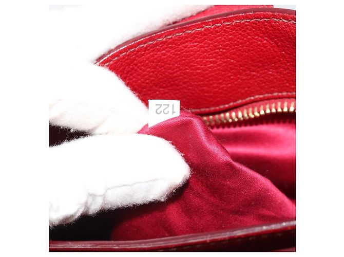 Borsa Miu Miu Ready Lock in pelle 2way Arancione Rosso Oro Auth am11916A D'oro - vista 12