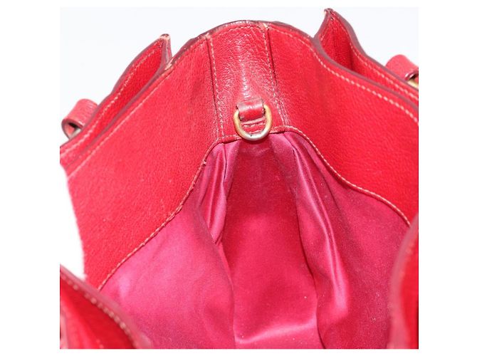 Borsa Miu Miu Ready Lock in pelle 2way Arancione Rosso Oro Auth am11916A D'oro - vista 23
