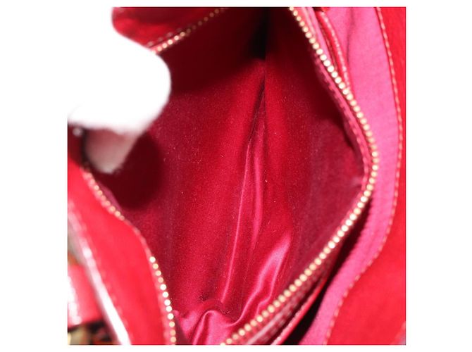 Borsa Miu Miu Ready Lock in pelle 2way Arancione Rosso Oro Auth am11916A D'oro - vista 27