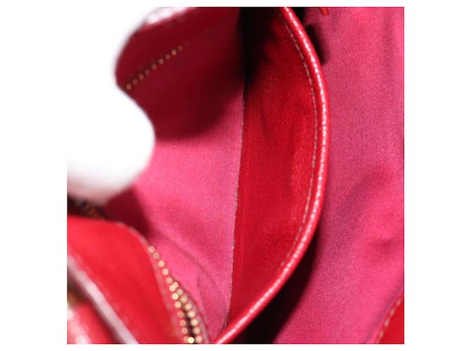 Borsa Miu Miu Ready Lock in pelle 2way Arancione Rosso Oro Auth am11916A D'oro - vista 28