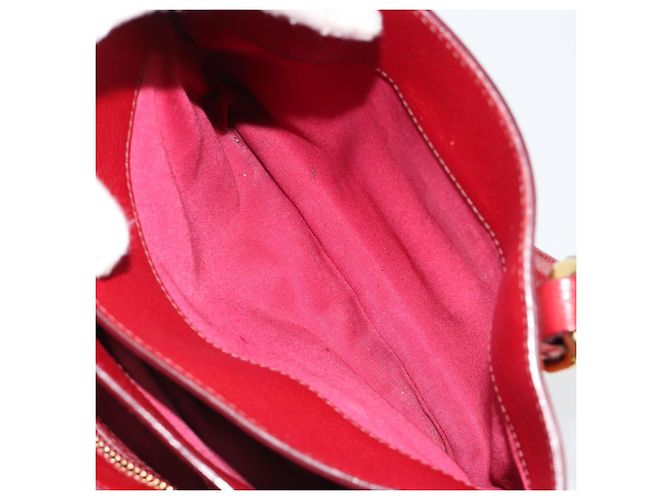 Borsa Miu Miu Ready Lock in pelle 2way Arancione Rosso Oro Auth am11916A D'oro - vista 29