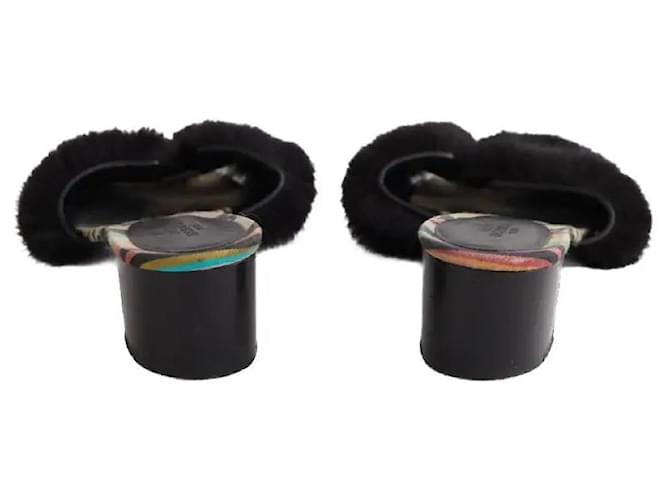 Hermès Mule nere Nero - vista 2