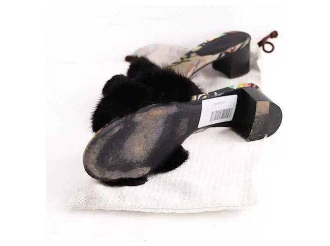 Hermès Mule nere Nero - vista 6