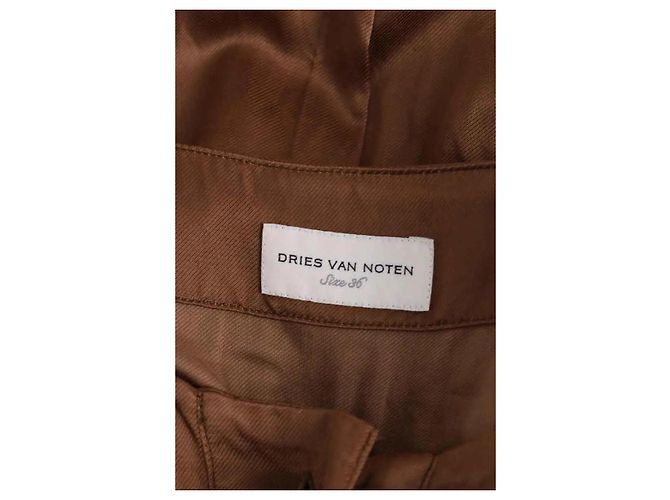 Dries Van Noten Vestido marrón Castaño - vista 5