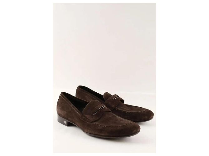 Louis Vuitton Mocasines marrones Castaño - vista 3