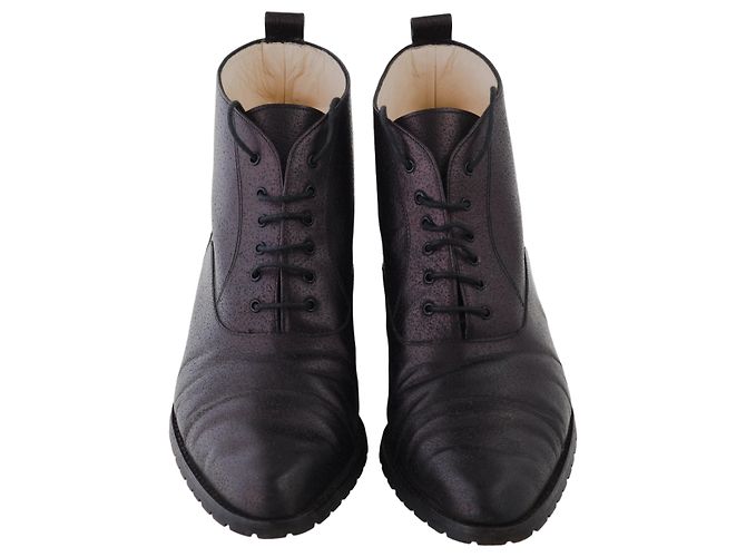 Botas de couro Vivienne Westwood Marrom - vista 2