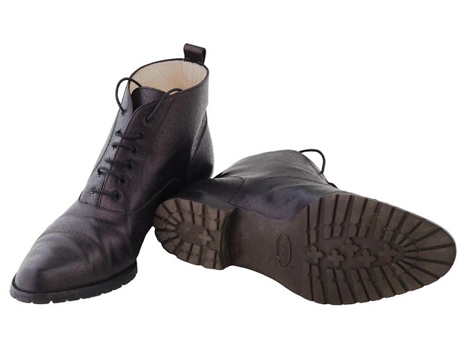 Botas de couro Vivienne Westwood Marrom - vista 8