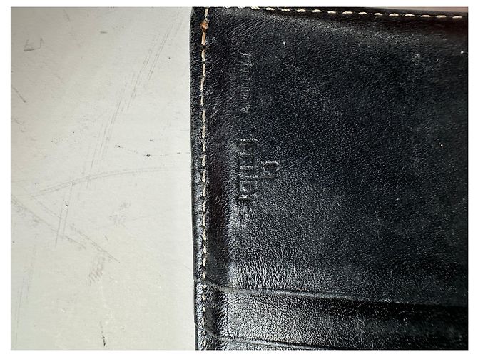 Zucca Vintage Fendi FF Monogram Canvas Wallet Black Silver - view 4