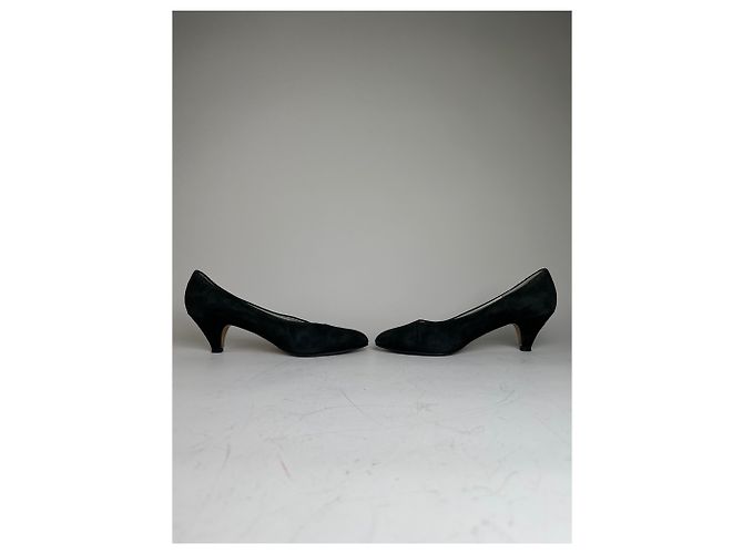 Chloé Décolleté in scamosciato vintage Chloe Nero EU36.5 - vista 2