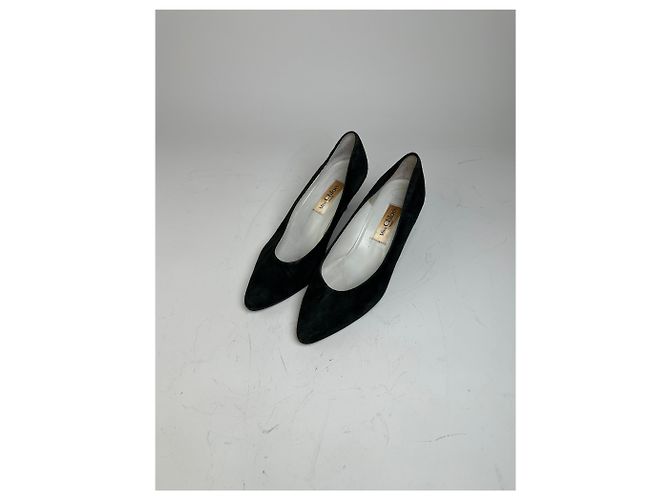 Chloé Décolleté in scamosciato vintage Chloe Nero EU36.5 - vista 5