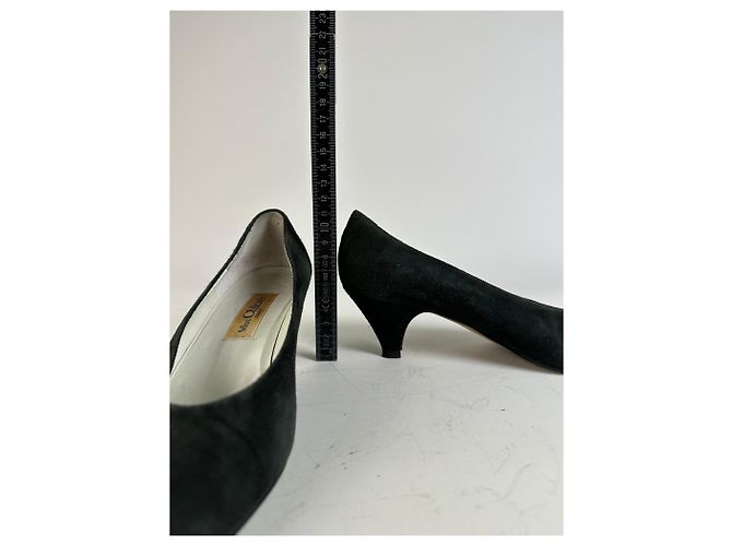 Chloé Décolleté in scamosciato vintage Chloe Nero EU36.5 - vista 9