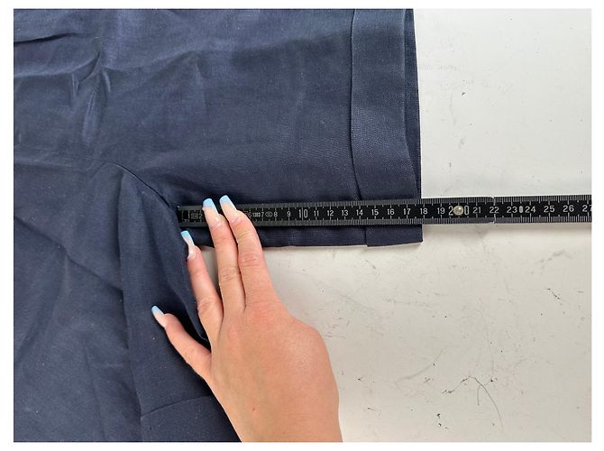 Pantaloncini in cotone vintage Dior blu navy S - vista 8