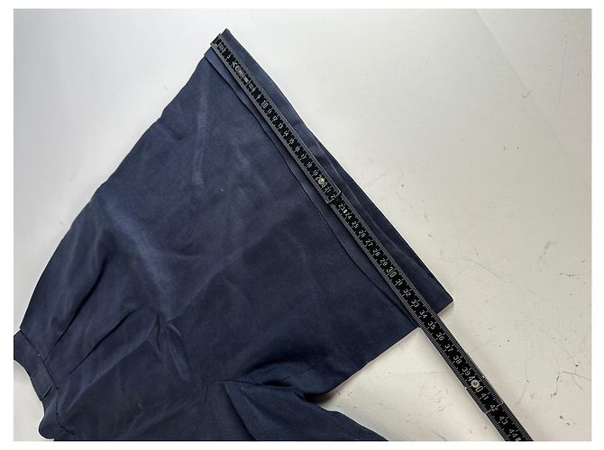 Pantaloncini in cotone vintage Dior blu navy S - vista 9