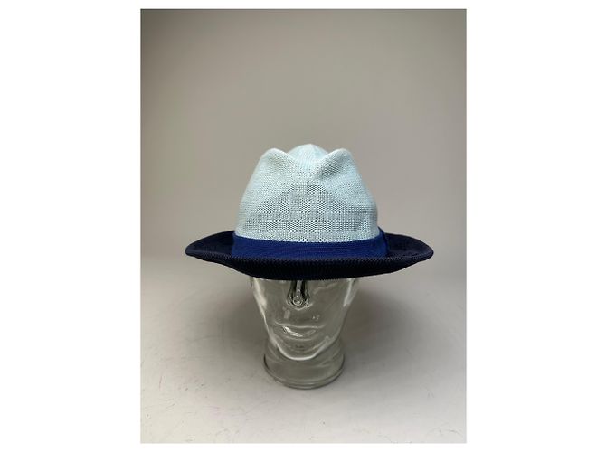 Chapeau structuré Vintage Vivienne Westwood Bleu clair Marine Bleu Marine - vue 2