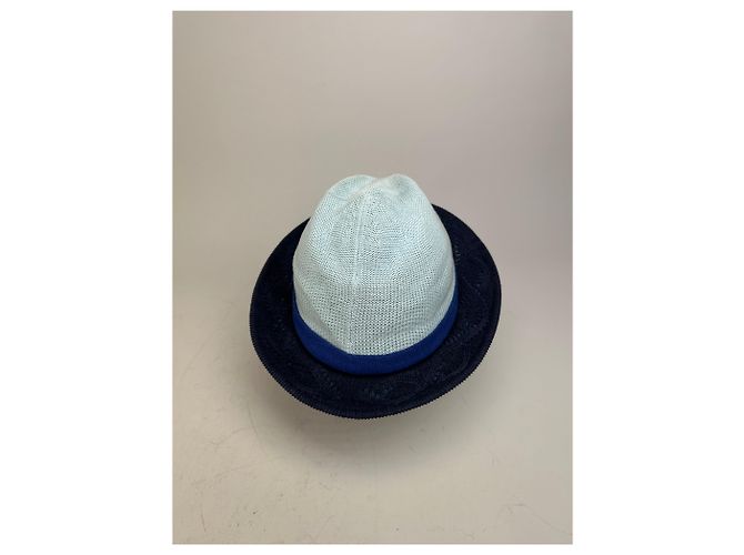 Chapeau structuré Vintage Vivienne Westwood Bleu clair Marine Bleu Marine - vue 6