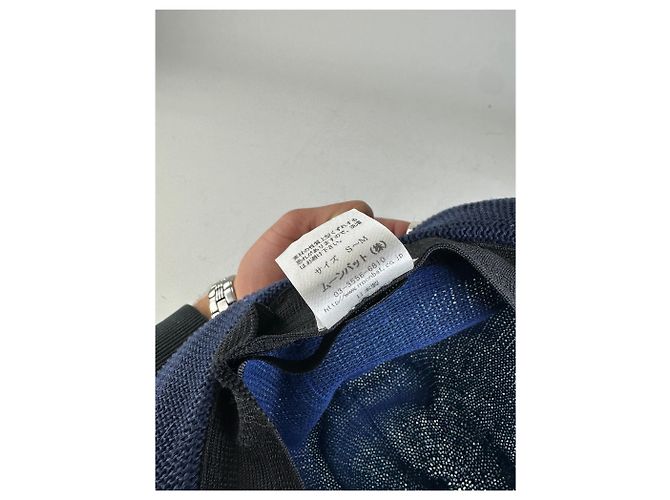 Chapeau structuré Vintage Vivienne Westwood Bleu clair Marine Bleu Marine - vue 7