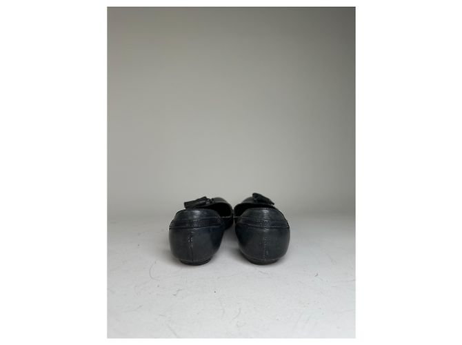 Chloé Ballerine vintage in pelle Chloe Nero Oro EU36.5 - vista 5