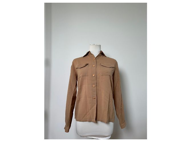 New Look Camicia in seta vintage Dior Beige S - vista 12
