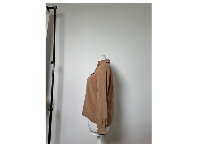 New Look Camicia in seta vintage Dior Beige S - vista 2