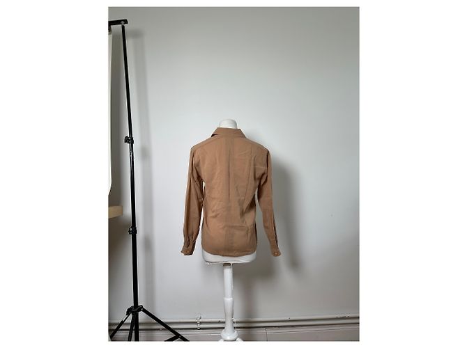 New Look Camicia in seta vintage Dior Beige S - vista 3