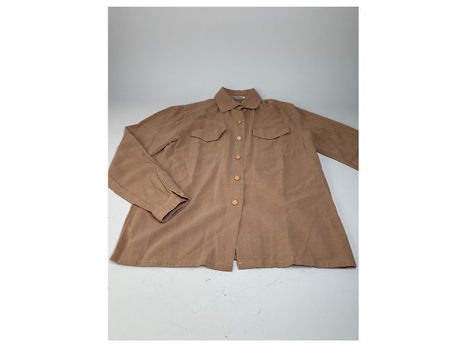 New Look Camicia in seta vintage Dior Beige S - vista 4