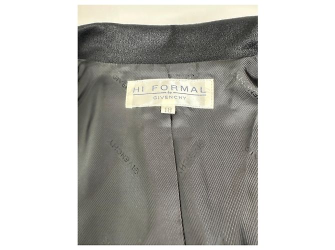 Vintage Givenchy Zweiteiler Anzug Schwarz L - Ansicht 10
