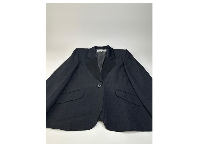 Vintage Givenchy Zweiteiler Anzug Schwarz L - Ansicht 7