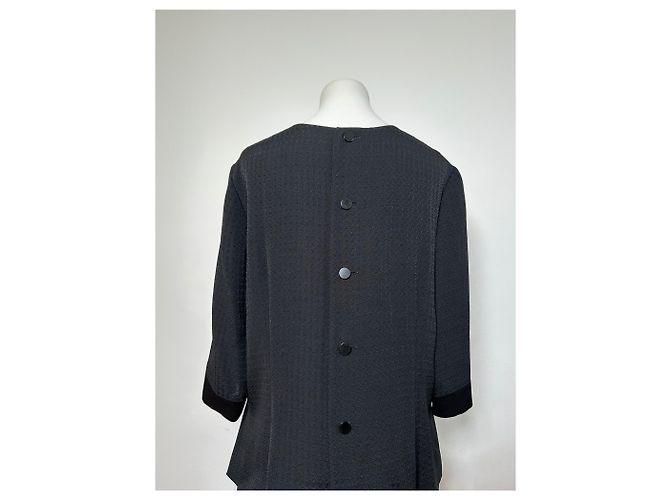 Vintage Givenchy Zweiteiler Anzug Schwarz L - Ansicht 8
