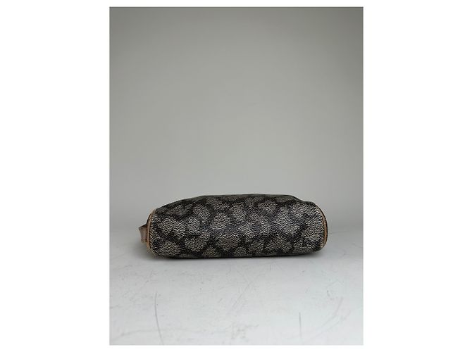 Yves Saint Laurent Beauty case in tela vintage Saint Laurent beige marrone - vista 8