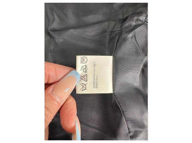 Chloé Vintage Chloe Wildlederjacke mit Kunstpelzkragen Schwarz L - Ansicht 8