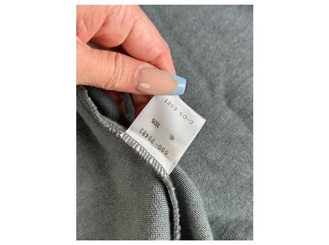 Chloé Vintage Chloe Baumwoll-Cardigan Grau L - Ansicht 9