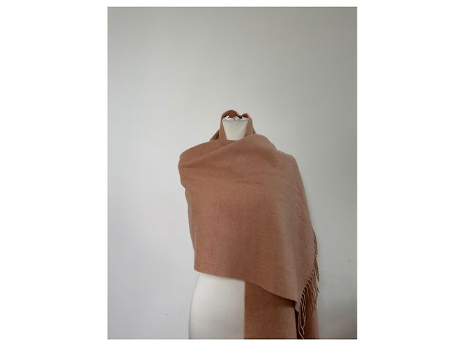 Chloé Sciarpa vintage Chloe in misto lana Rosa cipria - vista 4