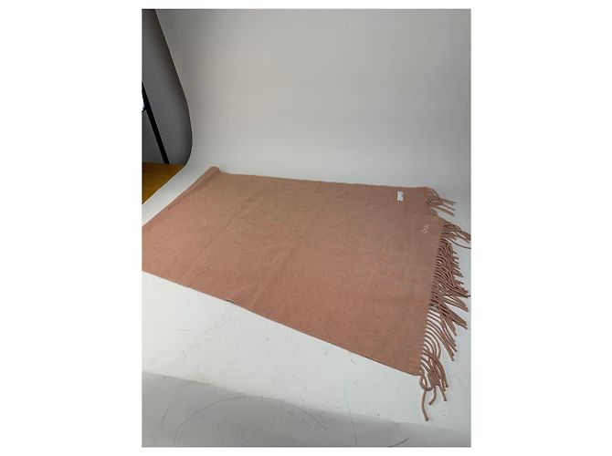 Chloé Sciarpa vintage Chloe in misto lana Rosa cipria - vista 5