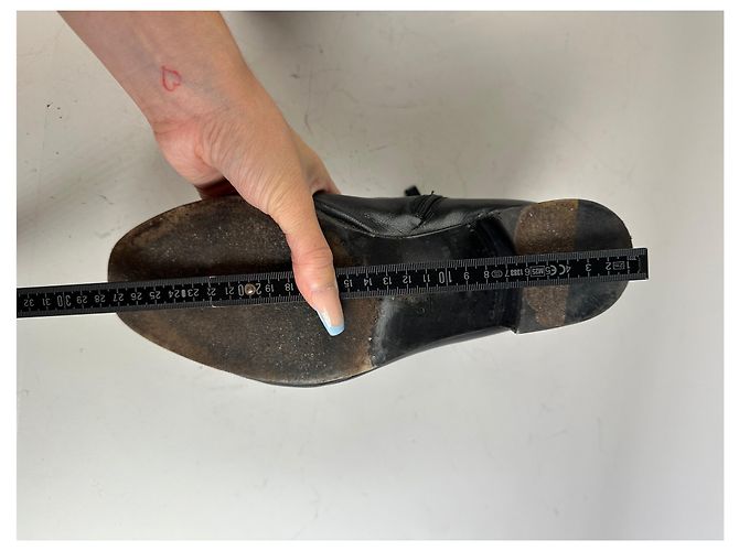 Stivaletti in pelle vintage Gucci da uomo neri e oro EU9.5 Nero - vista 12