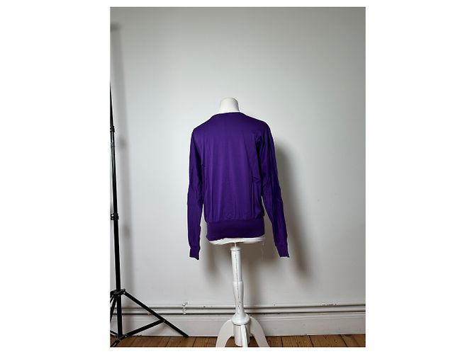 Chloé Felpa in cotone vintage Chloe Viola L Porpora - vista 3