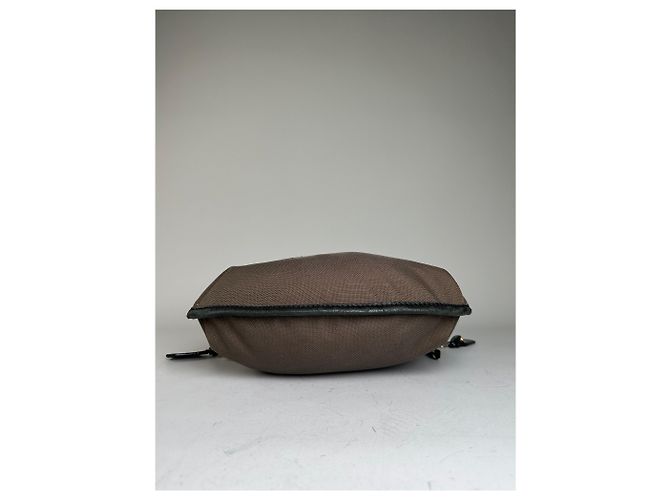 Chloé Vintage Chloe Canvas Leder Hobo Tasche Braun Schwarz Gold - Ansicht 9
