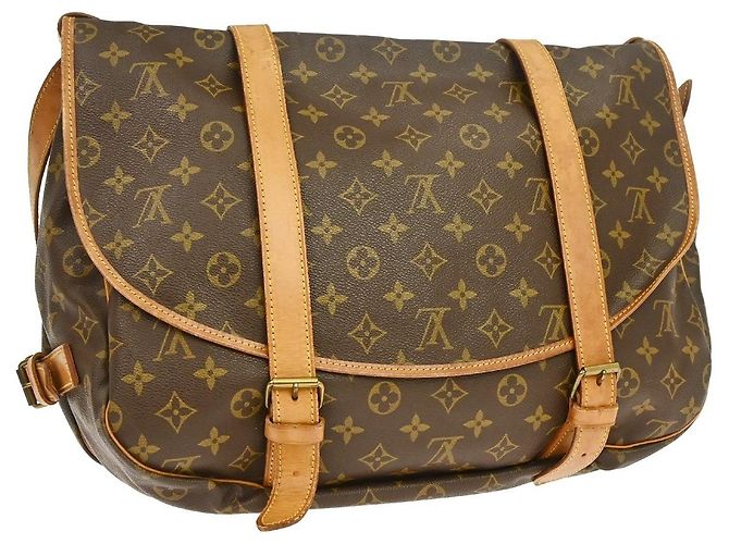 Louis Vuitton Saumur Monogram Canvas 43 Marrone - vue 2