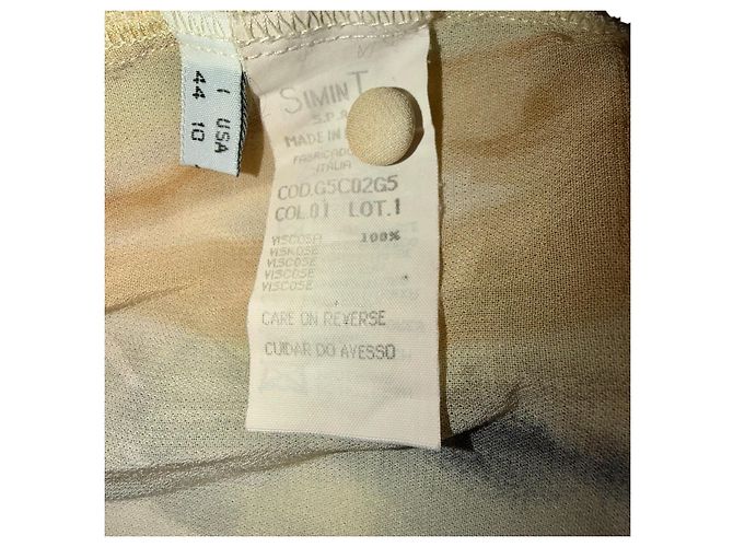 Camisa Giorgio Armani Estampado Acuarela Viscosa Blanco - vista 8