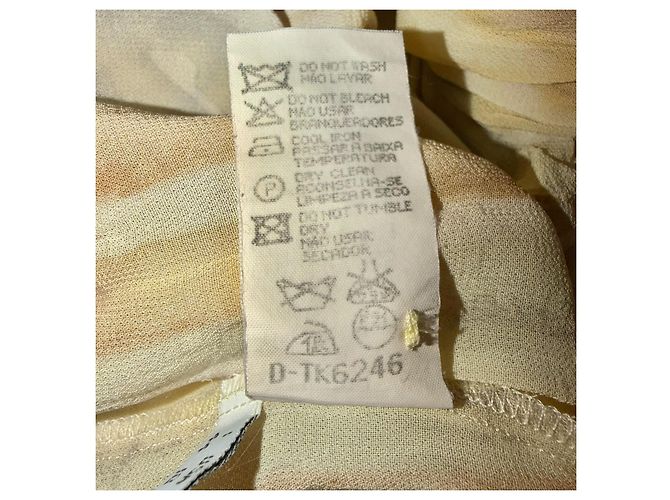 Camisa Giorgio Armani Estampado Acuarela Viscosa Blanco - vista 9