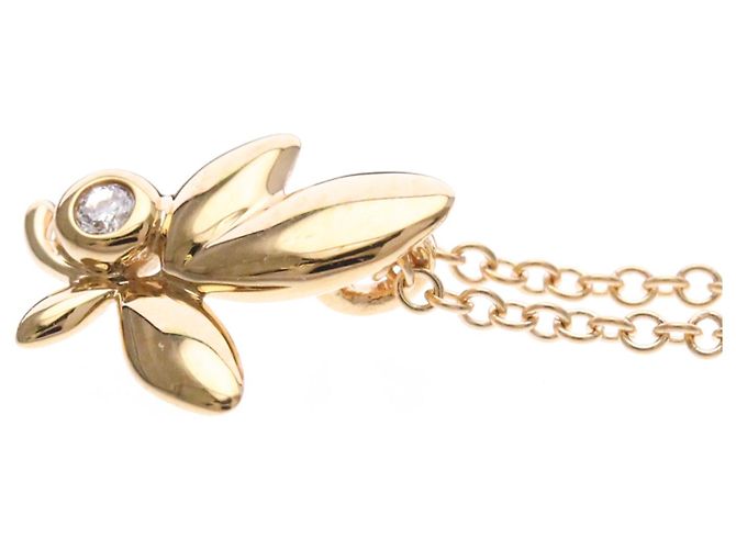 Tiffany & Co Collana Tiffany Olive Leaf in oro rosa D'oro - vista 2