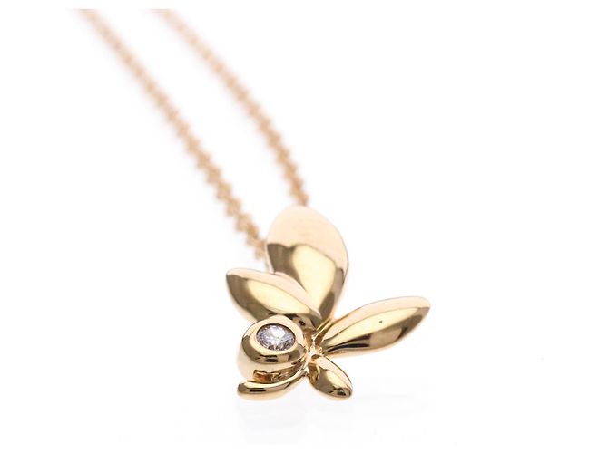 Tiffany & Co Collana Tiffany Olive Leaf in oro rosa D'oro - vista 3