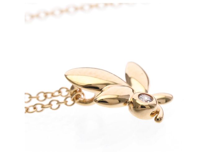 Tiffany & Co Collana Tiffany Olive Leaf in oro rosa D'oro - vista 4